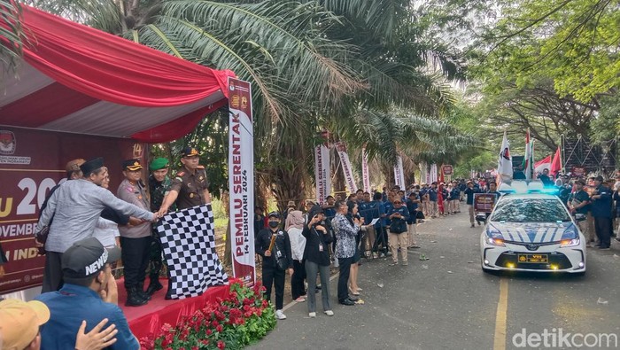 Meriahnya Kirab Pemilu di Kabupaten Indramayu