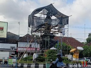 Pemeliharaan Patung Panca Rsi di Denpasar Telan Anggaran Rp 50 Juta