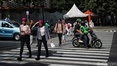 Potret Kawasan Perkantoran Jakarta Saat UMP Naik Jadi Rp 5.067.381