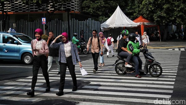 Potret Kawasan Perkantoran Jakarta Saat UMP Naik Jadi Rp 5.067.381