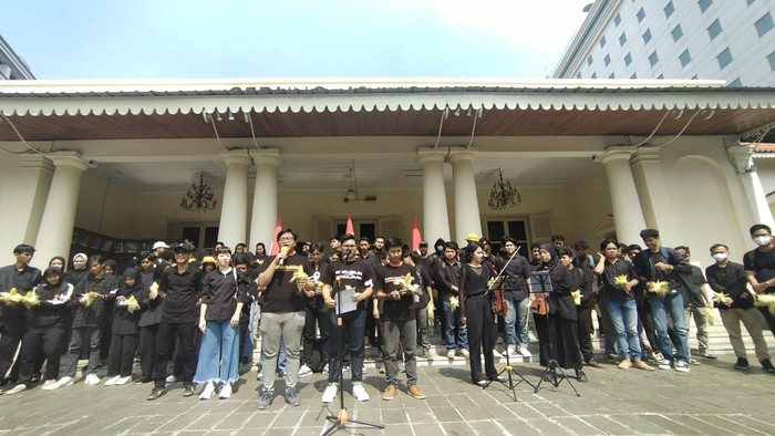 Sejumlah mahasiswa deklarasi Sumpah Pemuda 2.0