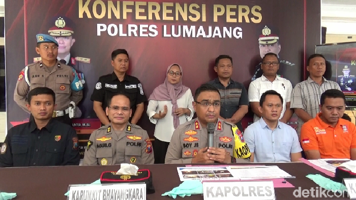 sopir elf tertabrak ka probowangi di lumajang jadi tersangka