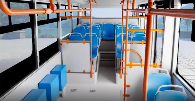 Bus listrik BYD J7 di Jepang.