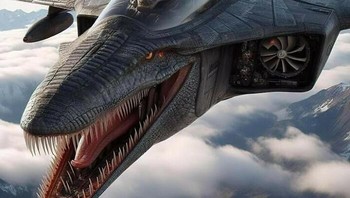 Pesawat berwujud sangar. Foto: Bored Panda