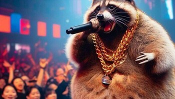 Jika yRocket Racoon obesitas. Foto: Bored Panda