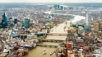 London, The Great Britain. Potret tahun 1920 dan sekarang. Foto: Boredpanda