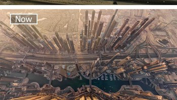Dubai, United Arab Emirates. Potret tahun 2000 dan sekarang. Foto: Boredpanda