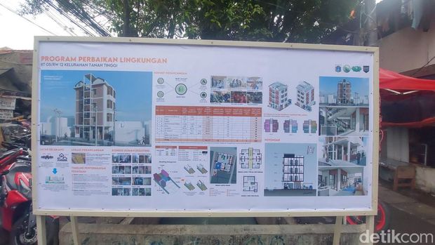 Heru Budi tinjau rumah tak layak huni yang akan dibedah di Johar Baru, Jakarta Pusat.