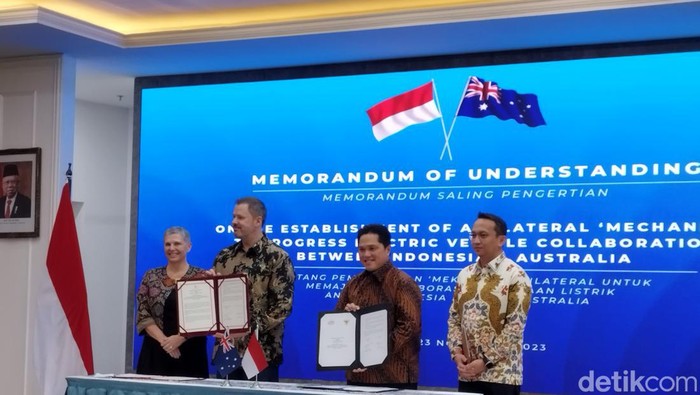 Indonesia Australia kerja sama garap bahan baku baterai