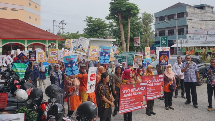 Kampanye setop kekerasan pada anak-wanita di Klaten.
