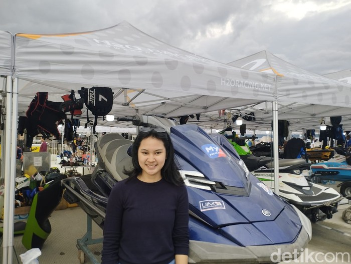 Kanina Ramadhina, Pebalap Wanita RI di Aquabike Jetski Danau Toba 2023