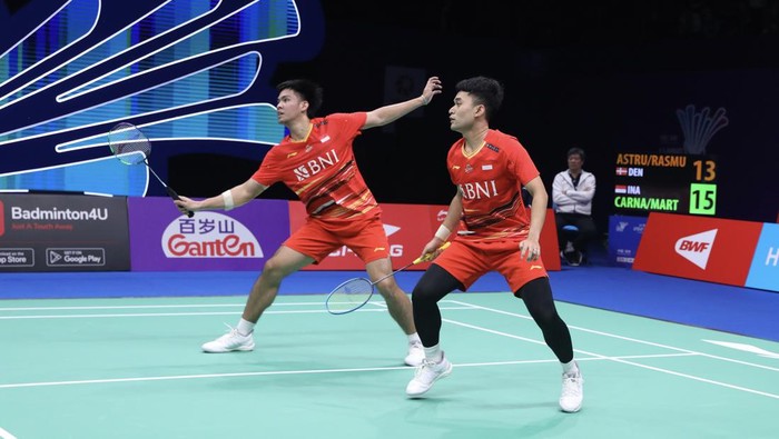 Leo Rolly Carnando/Daniel Marthin di China Masters 2023