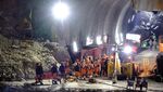 Potret 41 Pekerja India Sudah 10 Hari Terjebak di Terowongan Runtuh