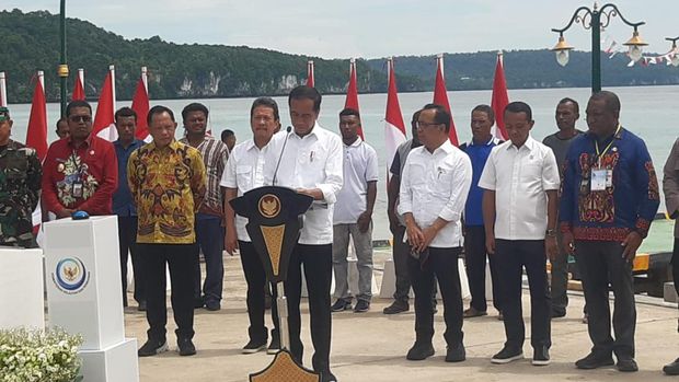 Presiden Jokowi resmikan kampung nelayan modern