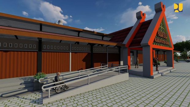 Renovasi Pasar Sila/Dok. Kementerian PUPR