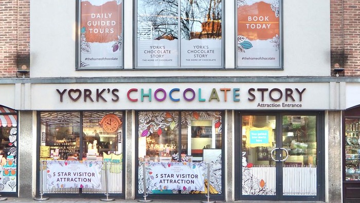 Toko cokelat di York Toko cokelat di York, Yorkshire, Inggris