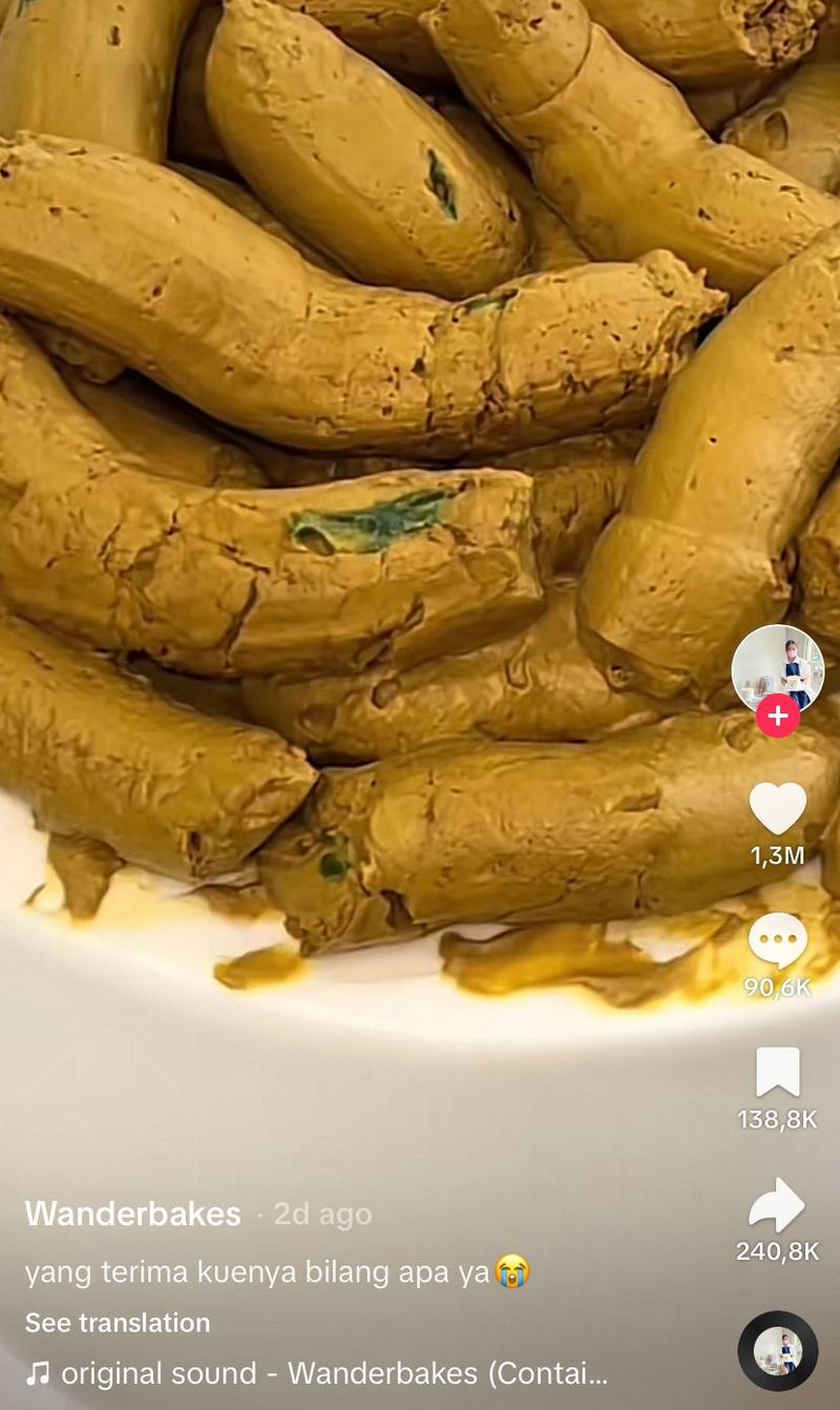 Viral Kue Ultah Bentuk Kotoran Manusia, Begini Kata Sang Baker