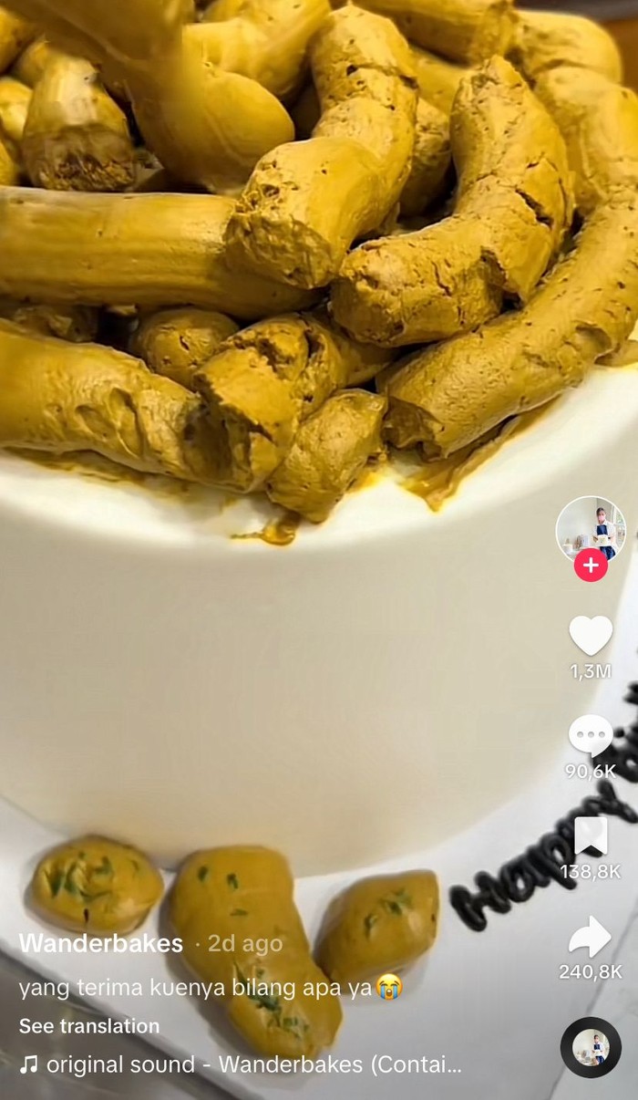 Viral Kue Ultah Bentuk Kotoran Manusia, Begini Kata Sang Baker Viral Kue Ultah Bentuk Kotoran Manusia, Begini Kata Sang Baker