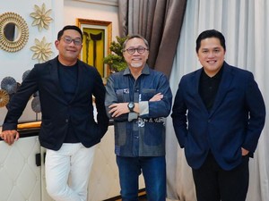 Zulhas Bertemu RK dan Erick Thohir, Harap Pemilu Selesai 1 Putaran