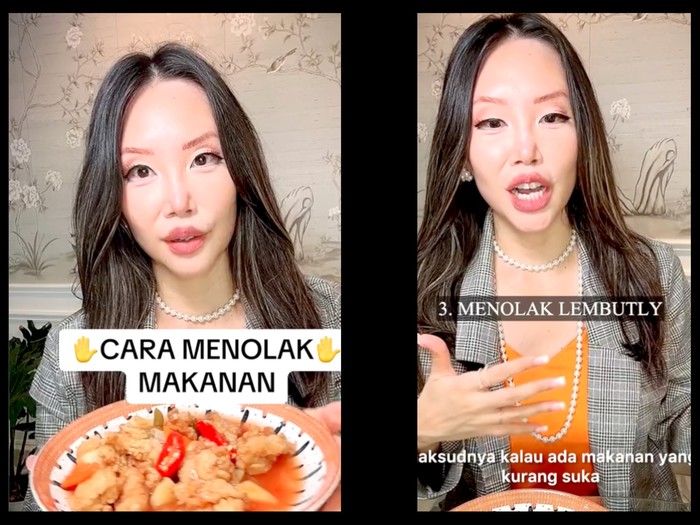 4 Cara Menolak Makanan dengan Sopan dan Elegan dari Vindy Lee