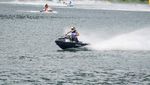 Meski Mendung, Penonton Antusias Saksikan Aquabike Jetski Danau Toba