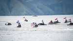 Meski Mendung, Penonton Antusias Saksikan Aquabike Jetski Danau Toba