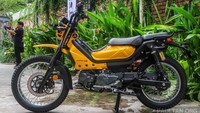 Ranger Max mengadopsi mesin SOHC bersilinder satu dengan pendingin udara. Pembekalan tersebut membuat motor mampu menghasilkan tenaga maksimum 10 dk dan torsi puncak 10,5 Nm. Sedangkan transmisinya manual empat-percepatan dengan clutch. Foto: Paultan