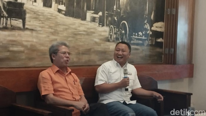 Direktur Eksekutif Timnas Amin, Zuhad Aji Firmantoro. (Brigitta/detikcom)