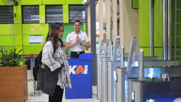 Face Recognition Boarding Gate milik PT KAI. (Dok. KAI)