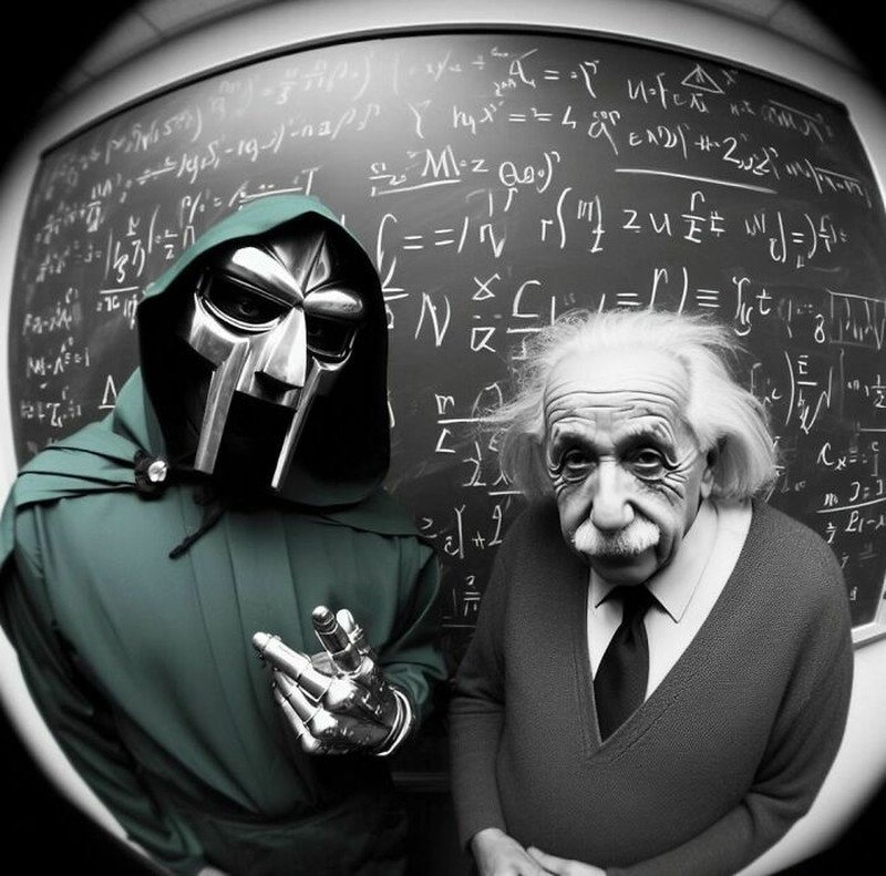 Foto kocak kreasi AI