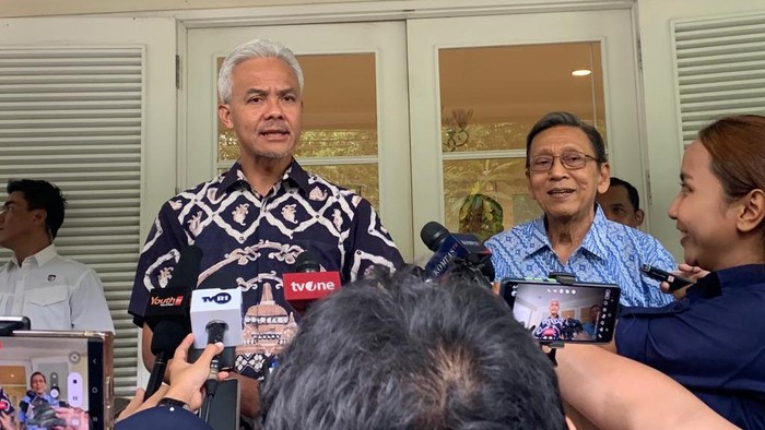 Ganjar dan Boediono (Mulia/detikcom)