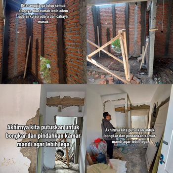 Inspirasi renovasi rumah subsidi hasilnya estetis bikin kagum, viral di TikTok