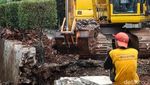 Jalan Amblas di Pamulang Tangsel Diperbaiki