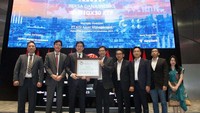 Peluncuran reksa dana exchange traded fund (ETF) dihadiri Associate Director PT Korea Investment and Sekuritas Indonesia Seok Mo Yang, Direktur Utama PT Korea Investment and Sekuritas Indonesia Kyoung Hun Nam, Direktur Utama PT KISI Asset Management Mustofa, Direktur PT Bursa Efek Indonesia I Gede Nyoman Yetna, Direktur PT KISI Asset Management Budianto Kuling, Choi Ji Hun, Direktur Investasi PT KISI Asset Management Arfan F Karniody, dan Aurelia Liuputri. 