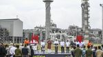 Momen Jokowi Resmikan Tangguh Train 3 di Teluk Bintuni Papua Barat
