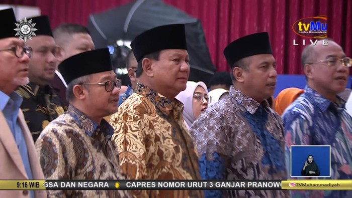 Prabowo Subianto hadiri dialog terbuka Muhammadiyah di Surabaya