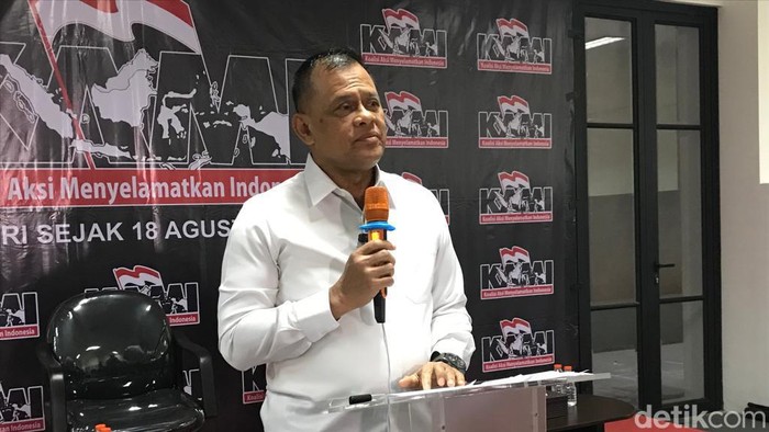 Presiden KAMI Gatot Nurmantyo (Tina S/detikcom)