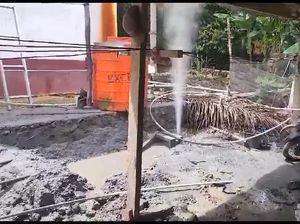 Geger Semburan Gas Saat Warga Buat Sumur Bor, 6 Rumah Terdampak