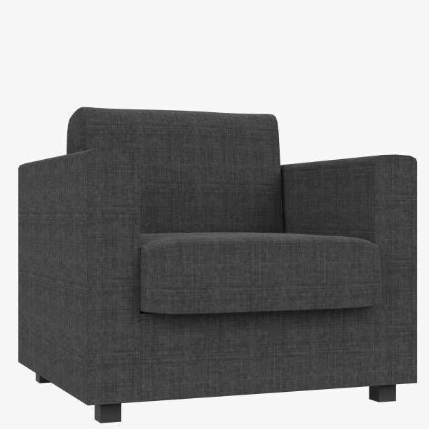 3D rendering illustration of a single seater sofa