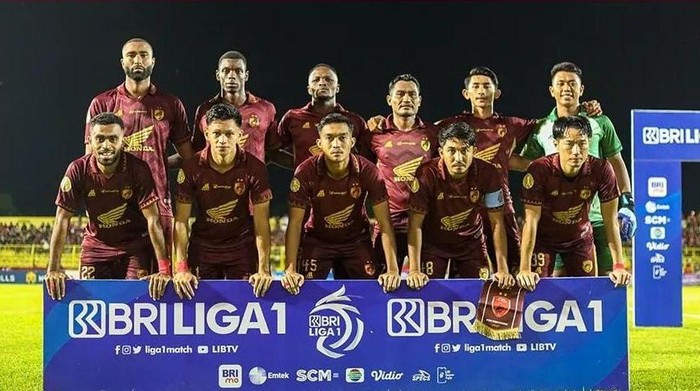 Starting lineup PSM Makassar di Liga 1 2023/2024.