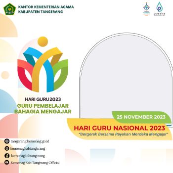 twibbon Hari Guru 2023 Kemenag