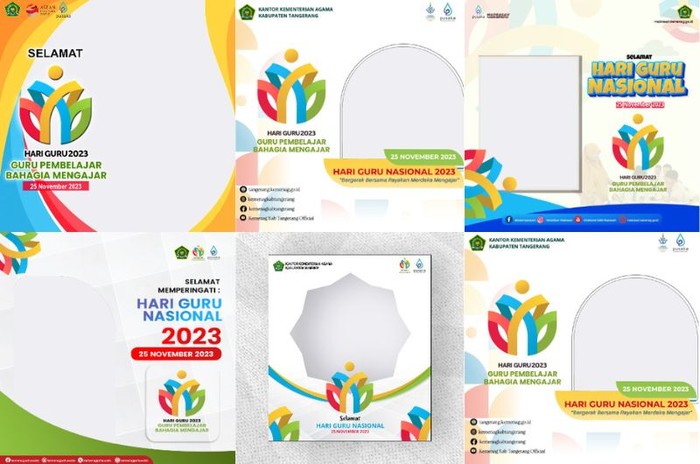 twibbon Hari Guru 2023 Kemenag