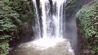 Curug Omas Maribaya di Tahura Bandung.