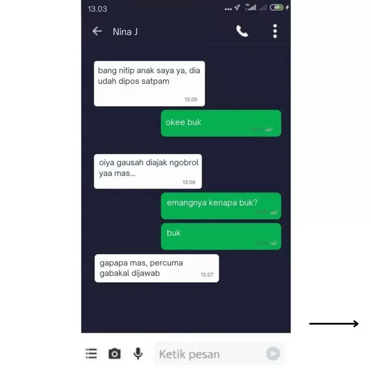 Absurd banget chat pengguna dan driver ojol. Minta tolong sih, tapi nggak seribet ini juga kali.