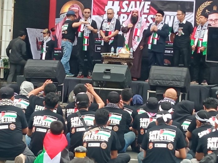 Advokat Bandung Raya gelar aksi bela Palestina.