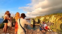Ada beberapa spot foto terbaik di sana. Jangan lupa abadikan momenmu di surga tersembunyi ini. (Foto: Putu Krista/detikBali)