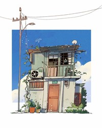 Ilustrasi Rumah Jepang dari Google Street View