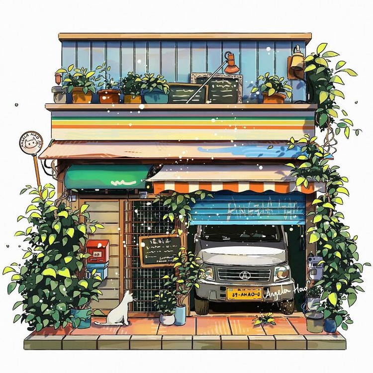 Ilustrasi Rumah Jepang dari Google Street View