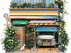 Keren! Ilustrasi Rumah Jepang Bak Ghibli Terinspirasi Google Street View