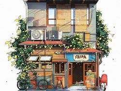 Keren! Ilustrasi Rumah Jepang Bak Ghibli Terinspirasi Google Street View